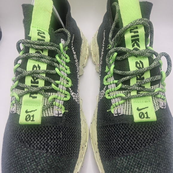 Size 8 - Nike Space Hippie 01 Carbon Green DJ3056-300 Recycled Knit Sneakers - Picture 5 of 10